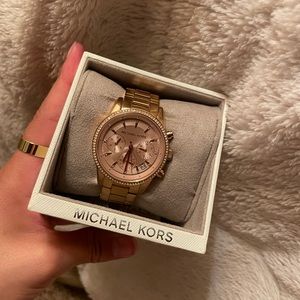 Michael Kors rose gold watch